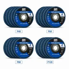 5 Discos de Láminas SAIT SAITLAM-PN Z 115x22,23 mm Zirconio Metal 2