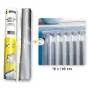 Misure del pannello termoriflettente per termosifoni: 70 x 100 cm, si taglia su misura