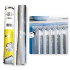 Pack de 5 painéis termorrefletores para radiadores 70x100 cm adesivos, cada um no seu saco 2