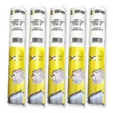 Pack of 5 heat reflective radiator panels 70x100 cm with adhesive, each in its own bag