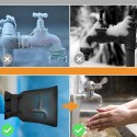 Outdoor tap cover for frost protection – pack of 2, 20 x 15 cm, for garden taps