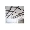 Panneau acoustique fonoabsorbant à lames pour faux plafond ignifuge B-s2