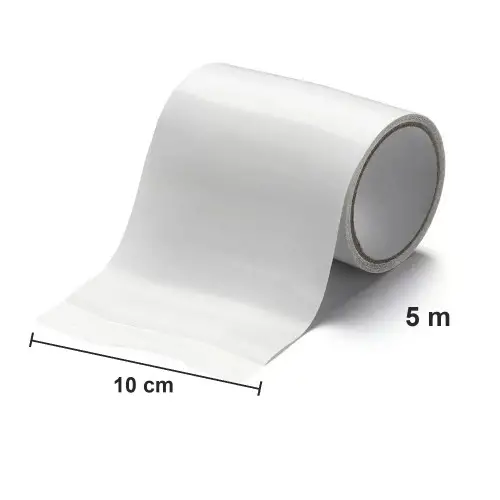 Misure del rotolo: 10 cm di larghezza, 5 m di lunghezza
