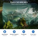 Impermeável, resistente aos raios UV, transparente, 10 cm x 20 m