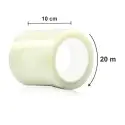 Dimensions du rouleau : 10 cm de large, 20 m de long