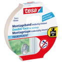TESA 55744 blister Black Double-side adhesive Tape for outdoors