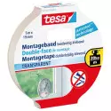 Nastro biadesivo TESA 55744 nero in blister forte per esterni