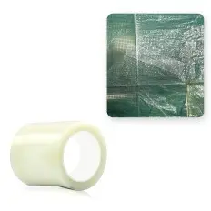 Transparentes Gewächshaus Reparaturband 10 cm x 20 m und reparierte Gewächshausfolie