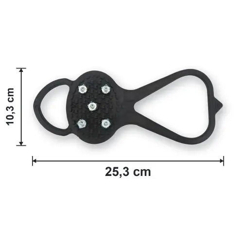 Misure del ramponcino da città: 25,3 x 10,3 cm, taglia unica