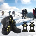 Excursión sobre nieve compacta con los crampones
