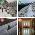 Dove usarli: strade e sentieri ghiacciati sì, ghiacciai e pavimenti interni no