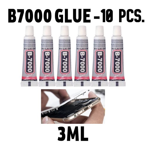 Kit de 10 tubos de pegamento B-7000...