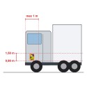 Toter-Winkel-Aufkleber für Lkw und Bus – französisches Modell Angles morts 250x170 mm, PVC-Aufkleber oder Aluminium