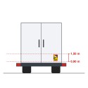 Autocolante ângulo morto camião e autocarro – modelo francês Angles morts 250x170 mm, PVC adesivo ou alumínio