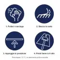 How to fit the self-adhesive floor markers