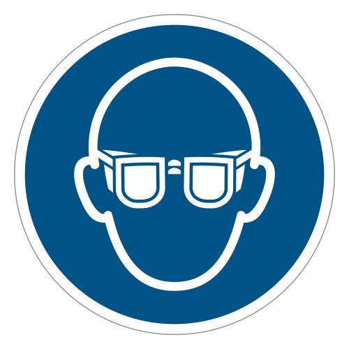 ISO 7010 M004 Wear eye protection –...