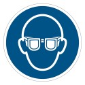 ISO 7010 M004 Wear eye protection – self-adhesive sign, 50/100 mm