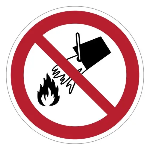 Sinal de proibição ISO 7010 P011 – Proibido...
