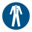 ISO 7010 M010 Wear protective clothing – self-adhesive sign, 50/100 mm
