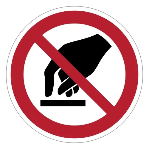 Señal de prohibición ISO 7010 P010 – Prohibido...