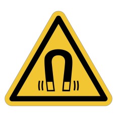 Warnzeichen W006 „Warnung vor magnetischem Feld“ – ISO...
