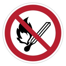 Señal de prohibición ISO 7010 P003 – Prohibido fumar y...