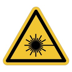 Warnzeichen W004 „Warnung vor Laserstrahl“ – ISO 7010,...
