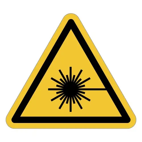 Señal de advertencia ISO 7010 W004 – Rayo láser...
