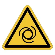 Warnzeichen W018 „Warnung vor automatischem Anlauf“ – ISO...