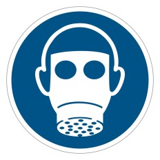 Sinal de obrigação ISO 7010 M017 – Usar proteção...