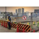 Cartelli di divieto ISO 7010 "Vietato ai pedoni" - P004