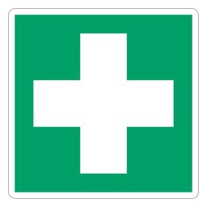 Panneau adhésif ISO 7010 E003 « Premiers secours » – 200...