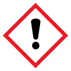Panneau adhésif « Pictogramme GHS07 – Irritant / Nocif »