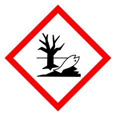 Klebeschild „GHS09 Piktogramm – Gefahr für die Umwelt“