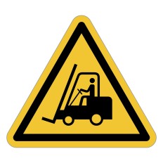 Cartelli adesivi ISO 7010 "Passaggio carrelli" - W014