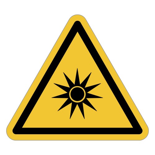 Señal de advertencia ISO 7010 W027 – Radiación...