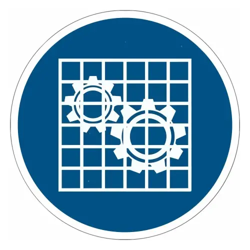 Señal de obligación ISO 7010 M027 – Comprobar...