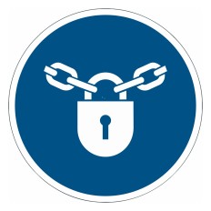 Cartelli di obbligo ISO 7010 "Tenere chiuso" - M028