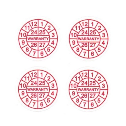 Pastilles adhésives inviolables de garantie –...