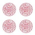 Pastilles adhésives inviolables de garantie – lot de 100