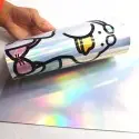 10 fogli A4 adesivi ologrammati per stampante laser o inchiostro ( da usare anche come sigillo garanzia)