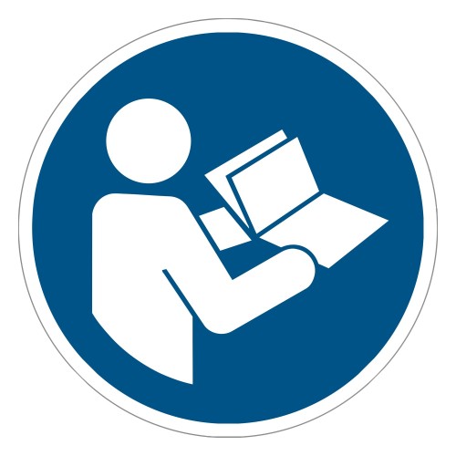 Señal de obligación ISO 7010 M002 – Consultar...