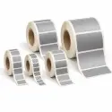 Label Scratch off/gratta e vinci colore silver su pvc adesivo rettangolare