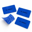 Numbered VOID tamper-evident labels, no residue, 2 x 3 cm – pack of 140