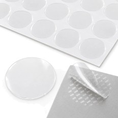 Clear VOID tamper-evident labels, round 2.5 cm – pack of 120