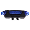 Lampe LED de sécurité Bleu de vélo DC-918 USB vente en ligne