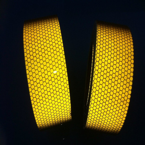 yellow reflective warning adhesive tape(class 2) - 50mm Best