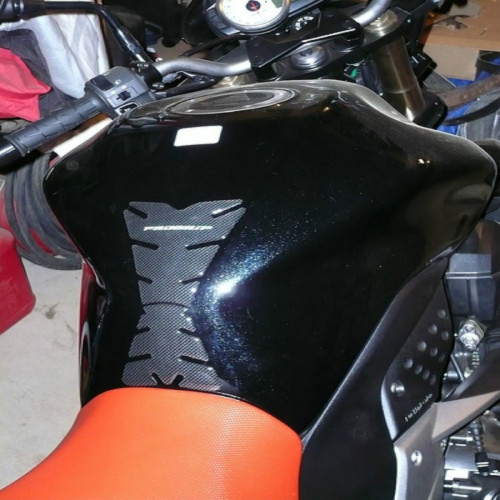 Protecteur réservoir d'essence pour moto en simil fibre de