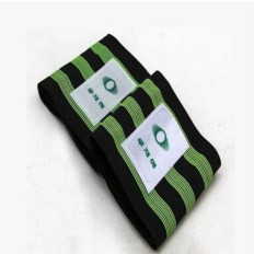 2 Fasce da caviglia rifrangenti a strappo per la sicurezza di