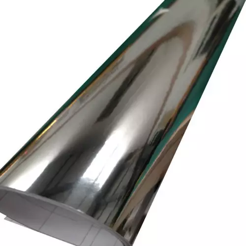 Lámina adhesiva de vinilo decorativo cromo para envoltura
